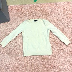 Cream-colored. petite small, Ann Taylor Sweater